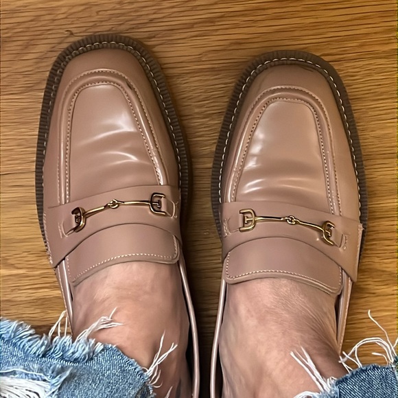 🛍️Sam Edelman Laurs Lug Sole Chunky Loafer Beige Maple Sugar Size 11 - Picture 7 of 12